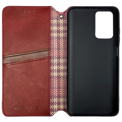 Чохол-книжка GETMAN Cubic для Xiaomi Redmi 10- червоний