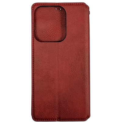 Чохол-книжка GETMAN Cubic для Xiaomi Redmi 15C (Global 171mm) / Redmi 17C 5G / Poco C85 (Global)- червоний