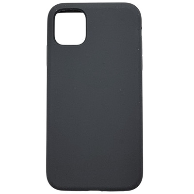 Накладка (з мікрофіброю) NO LOGO with Magnetic для iPhone 11- темно-сірий Накладка (з мікрофіброю) NO LOGO with Magnetic для iPhone 11- темно-сірий