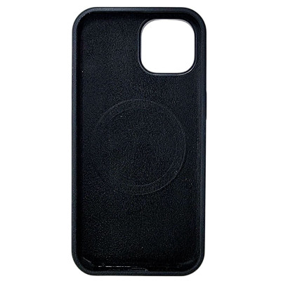 Накладка (з мікрофіброю) NO LOGO with Magnetic для iPhone 12 Pro / 12- чорний