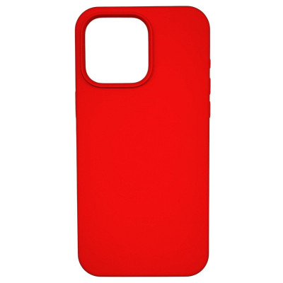 Накладка (з мікрофіброю) NO LOGO with Magnetic для iPhone 12 Pro Max- червоний Накладка (з мікрофіброю) NO LOGO with Magnetic для iPhone 12 Pro Max- червоний