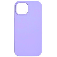 Накладка (з мікрофіброю) NO LOGO with Magnetic для iPhone 12 Pro Max- бузковий