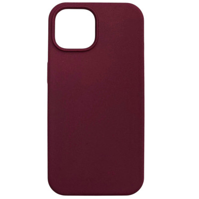Накладка (з мікрофіброю) NO LOGO with Magnetic для iPhone 12 Pro Max- сливовий Накладка (з мікрофіброю) NO LOGO with Magnetic для iPhone 12 Pro Max- сливовий