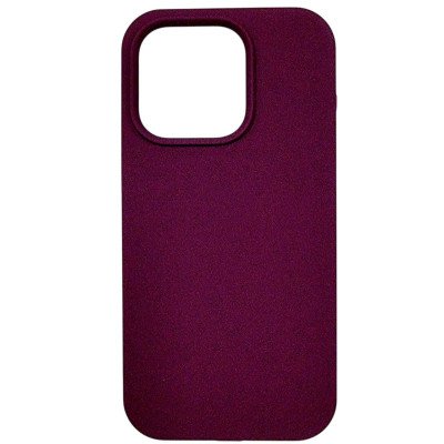 Накладка (з мікрофіброю) NO LOGO with Magnetic для iPhone 13 Pro- сливовий Накладка (з мікрофіброю) NO LOGO with Magnetic для iPhone 13 Pro- сливовий