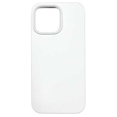 Накладка (з мікрофіброю) NO LOGO with Magnetic для iPhone 13 Pro Max- білий Накладка (з мікрофіброю) NO LOGO with Magnetic для iPhone 13 Pro Max- білий