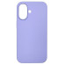 Накладка (з мікрофіброю) NO LOGO with Magnetic для iPhone 16- бузковий