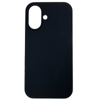 Накладка (з мікрофіброю) NO LOGO with Magnetic для iPhone 16- чорний