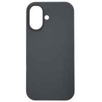 Накладка (з мікрофіброю) NO LOGO with Magnetic для iPhone 17- темно-сірий