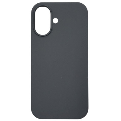 Накладка (з мікрофіброю) NO LOGO with Magnetic для iPhone 17- темно-сірий Накладка (з мікрофіброю) NO LOGO with Magnetic для iPhone 17- темно-сірий