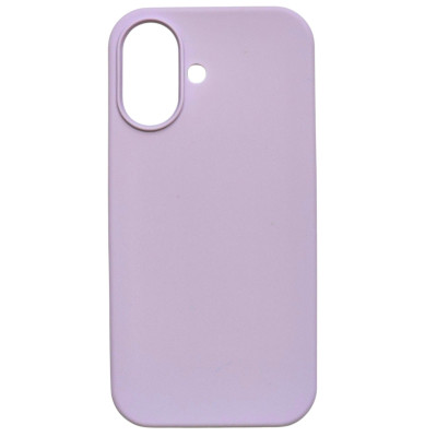Накладка (з мікрофіброю) NO LOGO with Magnetic для iPhone 17- лавандовий Накладка (з мікрофіброю) NO LOGO with Magnetic для iPhone 17- лавандовий