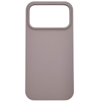 Накладка (з мікрофіброю) NO LOGO with Magnetic для iPhone 17 Pro Max / 18 Pro max- пастельно-рожевий