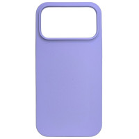 Накладка (з мікрофіброю) NO LOGO with Magnetic для iPhone 17 Pro Max / 18 Pro max- бузковий