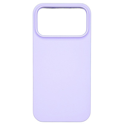 Накладка (з мікрофіброю) NO LOGO with Magnetic для iPhone 17 Pro Max / 18 Pro max- лавандовий Накладка (з мікрофіброю) NO LOGO with Magnetic для iPhone 17 Pro Max / 18 Pro max- лавандовий