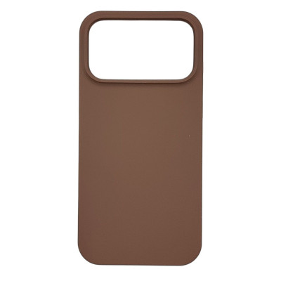 Накладка (з мікрофіброю) NO LOGO with Magnetic для iPhone 17 Pro Max / 18 Pro max- коричневий Накладка (з мікрофіброю) NO LOGO with Magnetic для iPhone 17 Pro Max / 18 Pro max- коричневий
