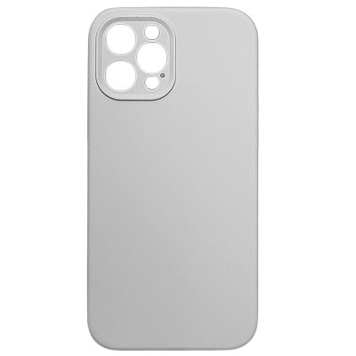 Накладка (з мікрофіброю) NO LOGO Silk Full Camera для iPhone 13 Pro Max- білий