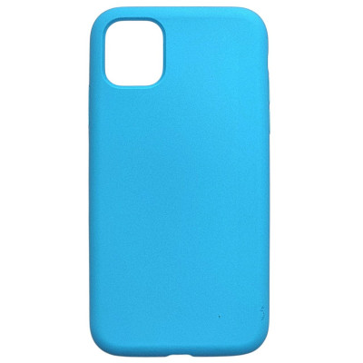 Накладка (з мікрофіброю) NO LOGO для iPhone 11- блакитний Накладка (з мікрофіброю) NO LOGO для iPhone 11- блакитний