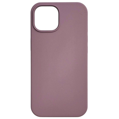Накладка (з мікрофіброю) NO LOGO для iPhone 14- ліловий Накладка (з мікрофіброю) NO LOGO для iPhone 14- ліловий