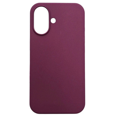 Накладка (з мікрофіброю) NO LOGO для iPhone 17- марсала Накладка (з мікрофіброю) NO LOGO для iPhone 17- марсала