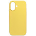 Накладка (з мікрофіброю) NO LOGO для iPhone 17- жовтий