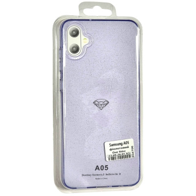 Накладка Clear Shine для Samsung A05 / A055- фіолетовий Накладка Clear Shine для Samsung A05 / A055- фіолетовий
