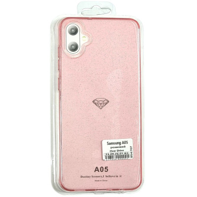 Накладка Clear Shine для Samsung A05 / A055- рожевий Накладка Clear Shine для Samsung A05 / A055- рожевий