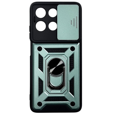 Протиударний чохол Camshield Serge Ring для Motorola Moto G57 Power- зелений Протиударний чохол Camshield Serge Ring для Motorola Moto G57 Power- зелений