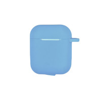 Чохол Soft для Airpods 1/2 Case сіліконовий- №11 блакитний Чохол Soft для Airpods 1/2 Case сіліконовий- №11 блакитний