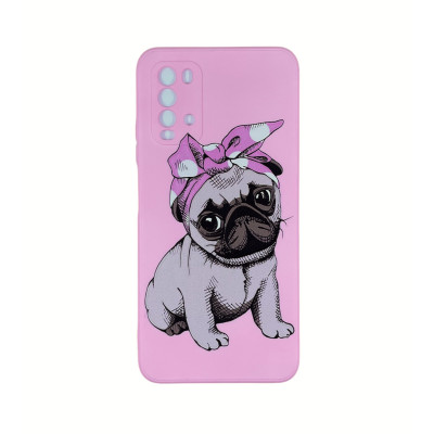 Накладка (з мікрофіброю) Case Art для Xiaomi Poco M3- рожевий