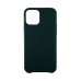 Накладка шкіряна (з мікрофіброю) Ahimsa PU Leather Case Logo для iPhone 12 Pro / 12- зелений