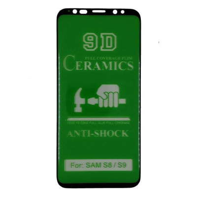 Плівка захисна CERAMiCS 9D для Samsung S8/S9- чорний Плівка захисна CERAMiCS 9D для Samsung S8/S9- чорний