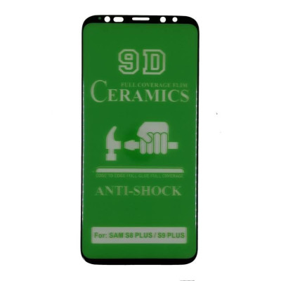 Плівка захисна CERAMiCS 9D для Samsung S8 Plus/S9 Plus- чорний Плівка захисна CERAMiCS 9D для Samsung S8 Plus/S9 Plus- чорний