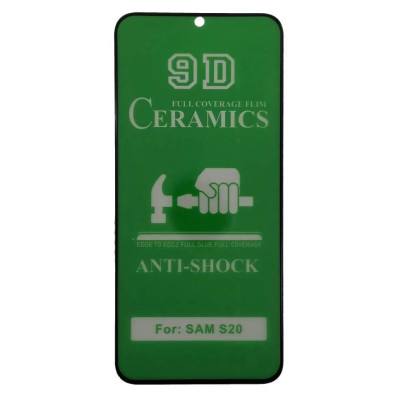 Плівка захисна CERAMiCS 9D для Samsung S20- чорний Плівка захисна CERAMiCS 9D для Samsung S20- чорний