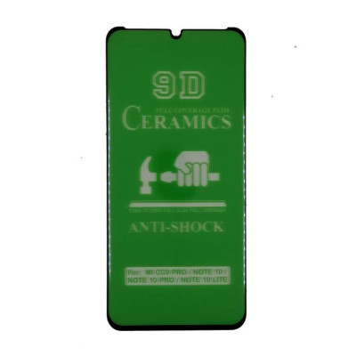 Плівка захисна CERAMiCS 9D для Xiaomi Mi Note 10 Lite/Mi Note 10- чорний Плівка захисна CERAMiCS 9D для Xiaomi Mi Note 10 Lite/Mi Note 10- чорний