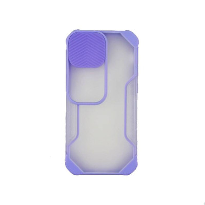 Накладка Camshield matte зі шторкою на камеру для iPhone 13 mini (5.4`)- бузковий Накладка Camshield matte зі шторкою на камеру для iPhone 13 mini (5.4`)- бузковий