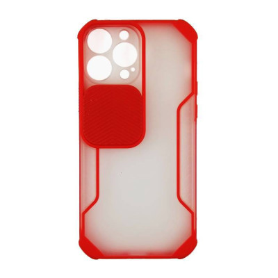 Накладка Camshield matte зі шторкою на камеру для iPhone 13 Pro Max (6.7`)- червоний Накладка Camshield matte зі шторкою на камеру для iPhone 13 Pro Max (6.7`)- червоний