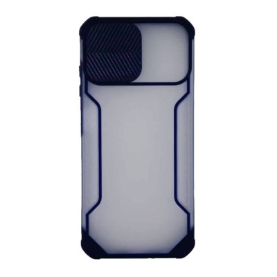 Накладка Camshield matte зі шторкою на камеру для Samsung A03S / A037- синій Накладка Camshield matte зі шторкою на камеру для Samsung A03S / A037- синій