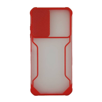 Накладка Camshield matte зі шторкою на камеру для Xiaomi Redmi Note 10 5G / Poco M3 Pro- червоний Накладка Camshield matte зі шторкою на камеру для Xiaomi Redmi Note 10 5G / Poco M3 Pro- червоний