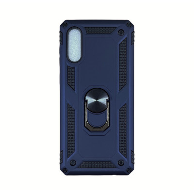 Протиударний чохол Serge Ring for Magnet для Samsung A02 / A022- темно-синій Протиударний чохол Serge Ring for Magnet для Samsung A02 / A022- темно-синій