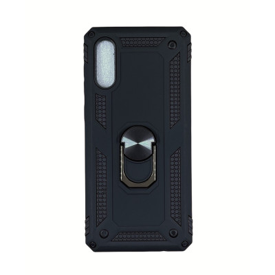 Протиударний чохол Serge Ring for Magnet для Samsung A02 / A022- чорний Протиударний чохол Serge Ring for Magnet для Samsung A02 / A022- чорний