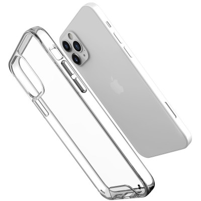 Накладка TPU Space Case transparent для iPhone 12 Pro / 12- прозорий Накладка TPU Space Case transparent для iPhone 12 Pro / 12- прозорий