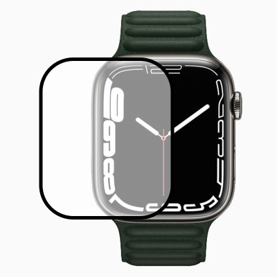 Плівка захисна PET + PmmA для Apple Watch Series 7/8/9 45мм- чорний Плівка захисна PET + PmmA для Apple Watch Series 7/8/9 45мм- чорний