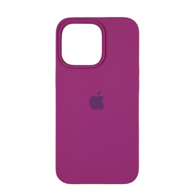 Накладка (з мікрофіброю) Silk Full Protective для iPhone 13 Pro- червона троянда