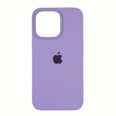Накладка (з мікрофіброю) Silk Full Protective для iPhone 13 Pro (6.1`)- ліловий