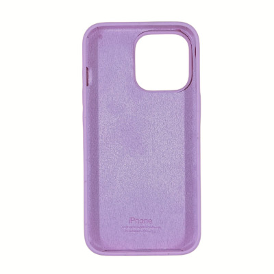 Накладка (з мікрофіброю) Silk Full Protective для iPhone 13 Pro (6.1`)- світло-рожевий