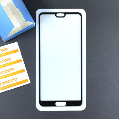 Скло захисне Mocolo (Full Glue) для Huawei P20- чорний