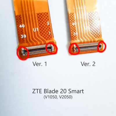 Дисплей для мобільного телефона ZTE Blade 20 Smart (V1050) Ver.1 з тачскріном Black