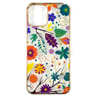 Накладка Квіти 2021 для iPhone 12 Pro Max- пурпурний Накладка Квіти 2021 для iPhone 12 Pro Max- пурпурний