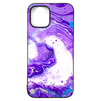 Накладка Marble UV для iPhone 12 Pro Max- фіолетовий Накладка Marble UV для iPhone 12 Pro Max- фіолетовий
