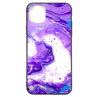 Накладка Marble UV для iPhone 11 Pro Max- фіолетовий