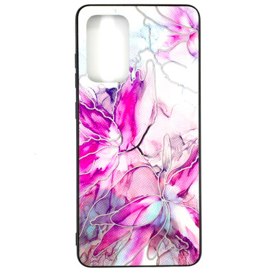 Накладка Marble UV для Samsung A72/A725- рожевий